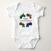 Tractors Daddy's Boy Nieuwe boerenknecht Romper (Voorkant)