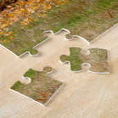 Tractors in herfstweergave legpuzzel (Zijkant)