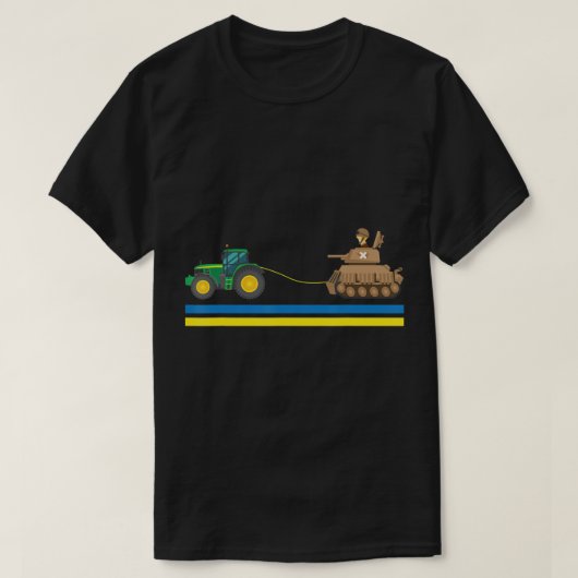 Tractors over Tanks Ukraine Ik sta voor Oekraïne (Design voorkant)