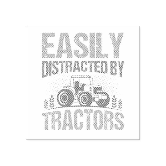 Tractors Rubberstempel (Afrduk)