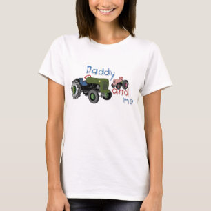 Tractors voor pappa en ik meisjes t-shirt