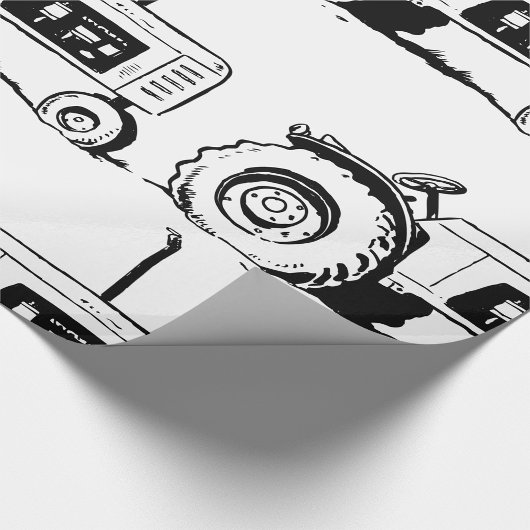 Tractorschets Cadeaupapier