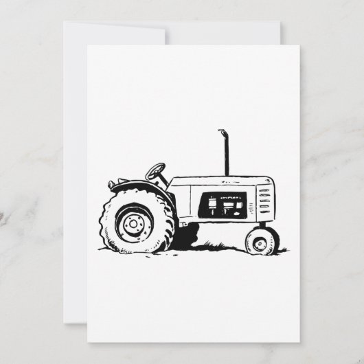 Tractorschets Kaart (Voorkant)