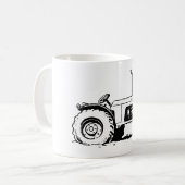 Tractorschets Koffiemok (Voorkant links)