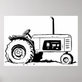 Tractorschets Poster (Voorkant)
