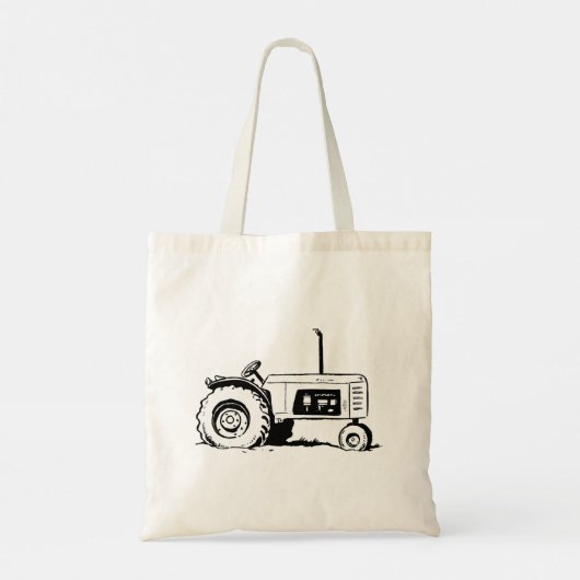 Tractorschets Tote Bag (Achterkant)
