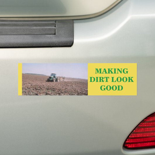 Tractorsticker Bumpersticker (Op auto)