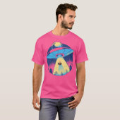 Tractorstraal kalkoen van ruimteschip t-shirt (Voorkant volledig)