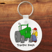 Tractortoetsen Sleutelhanger (Voorkant)