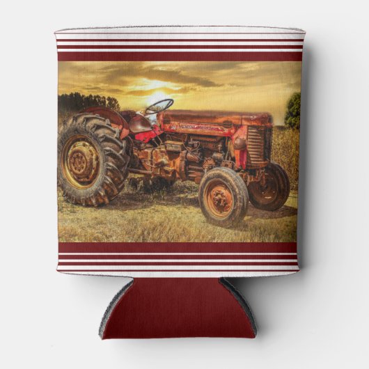 tractortractor Antiek tractor Boerderij Blikjeskoeler (Voorkant)