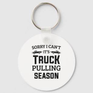 Tractortrekken Sorry, kan niet, het is Truck Pulli Sleutelhanger