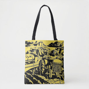 Tractorville Tote Bag