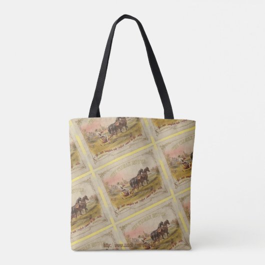 Tractorville Tote Bag (Achterkant)