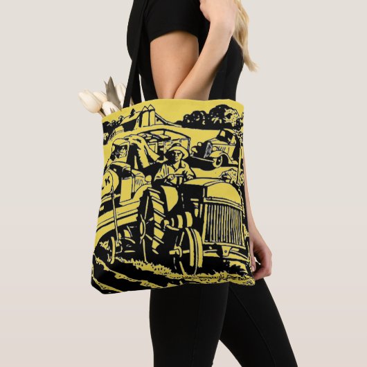 Tractorville Tote Bag (Dichtbij)