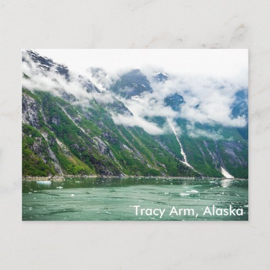 Tracy Arm, Alaska Briefkaart (Voorkant)
