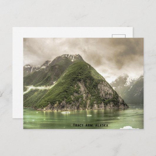 Tracy Arm, Alaska Feestdagenkaart (Voorkant / Achterkant)