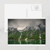 Tracy Arm Fjord in Alaska Briefkaart (Voorkant / Achterkant)