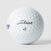 Tracy Meisjesnaam In Paars, Golfballen (Logo)