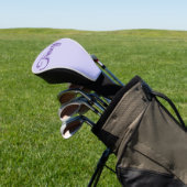 Tracy Meisjesnaam in Paars, Golfheadcover (Insitu)