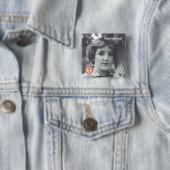 Tracy O'Donnell Vierkante Button 5,1 Cm (In situ)