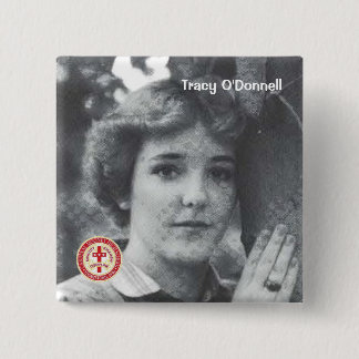 Tracy O'Donnell Vierkante Button 5,1 Cm
