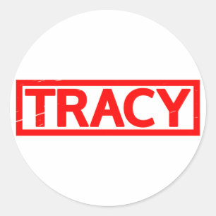 Tracy Stamp Ronde Sticker