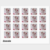 Tracy's Keuken Thee Vierkante Sticker (Vel)