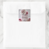 Tracy's Keuken Thee Vierkante Sticker (Tas)