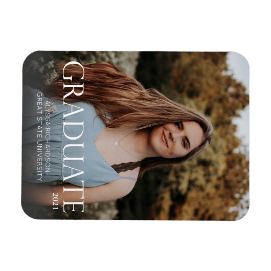 Trad Afstuderen 2 & Foto Afstuderen Magnet Lighter Magneet (Horizontaal)