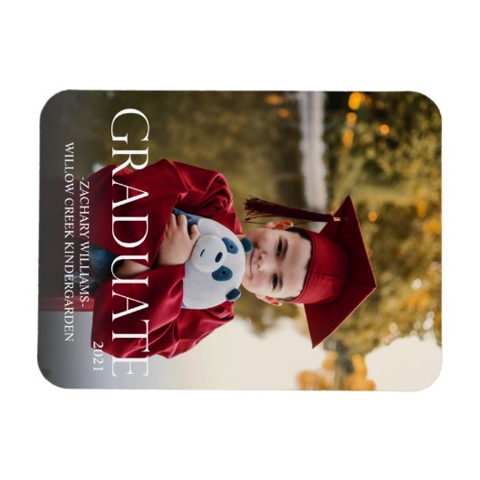 Trad Afstuderen 3M & Foto Afstuderen Magnet Lighte Magneet (Horizontaal)