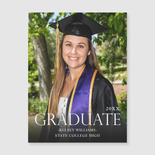 Trad Afstuderen 3M & Photo Afstuderen Magnet Darke (Voorkant)