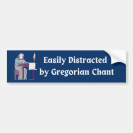 Trad-katholieke Latijn Mass Gregorian Chant Bumpersticker