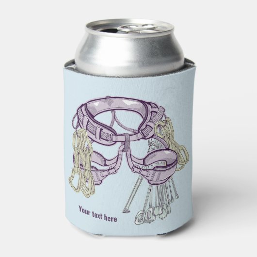 Trad klimharnas en uitrusting blikjeskoeler (Blikje Voorkant)