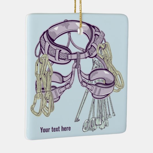 Trad klimharnas en uitrusting keramisch ornament (Rechts)