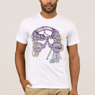 Trad klimharnas en uitrusting t-shirt