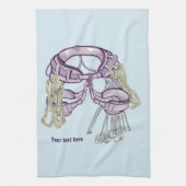 Trad klimharnas en uitrusting theedoek (Verticaal)