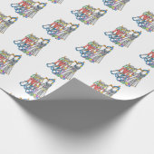 Trad klimrek cadeaupapier (Hoek)