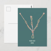 Trad rock klimmen buik briefkaart (Voorkant / Achterkant)