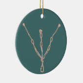 Trad rock klimmen buik keramisch ornament (Rechts)