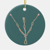 Trad rock klimmen buik keramisch ornament (Voorkant)