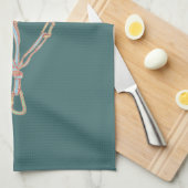 Trad rock klimmen buik theedoek (Quarter Fold)