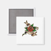 Trad Tattoo 005 Sticker  Magneet (Voorkant / Achterkant)