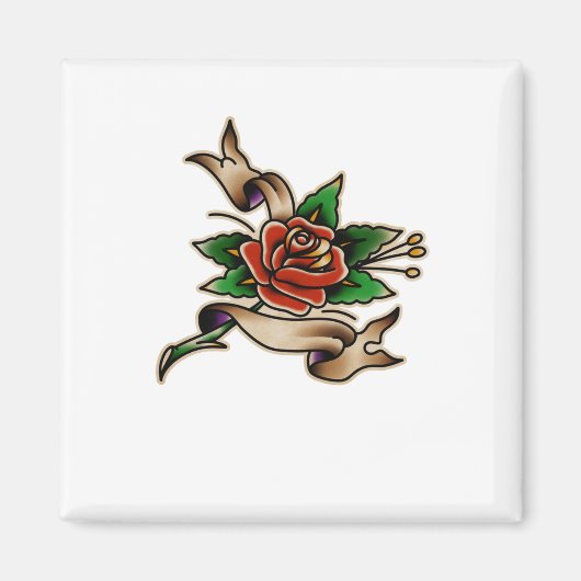 Trad Tattoo 005 Sticker  Magneet (Voorkant)