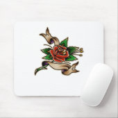 Trad Tattoo 005 Sticker  Muismat (Met muis)