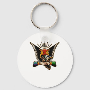 Trad Tattoo 007 Sticker Sleutelhanger
