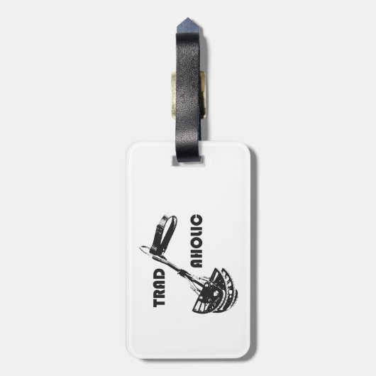 Tradaholic Rock Bagagelabel (Achterkant verticaal)