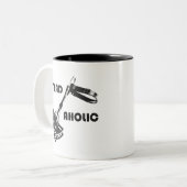 Tradaholic Rock Tweekleurige Koffiemok (Voorkant links)