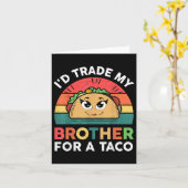 Trade Brother voor Taco Cinco de Mayo Grappig Mexi Kaart (Gele Bloem)