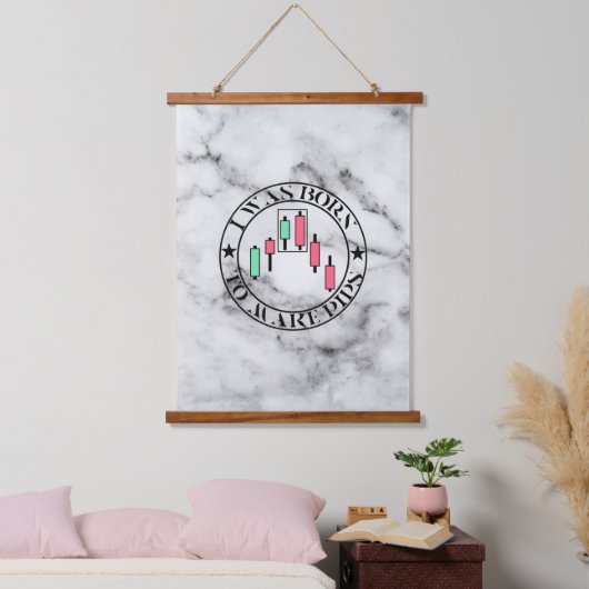 Trade Design | Bearish patroon Marmer | Pips Hangend Wandkleed (Slaapkamer)