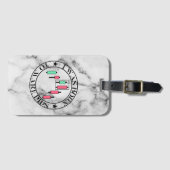 Trade Design | Bearish pattern Marble | Pips Bagagelabel (Voorkant (horizontaal))